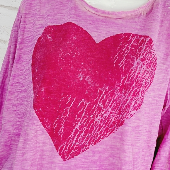 Magnolia Pearl Cotton Jersey Loves Promise Viggo T Top 1682! NWT! Boyfriend Cut - Picture 4 of 14